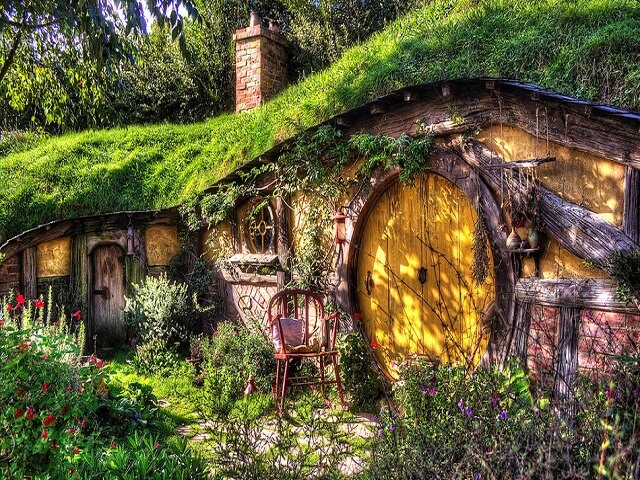 Ejemplo del Hobbit House en Suffolk