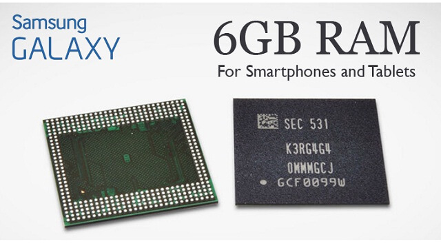 Samsung lanza nuevos Chips de memoria RAM de 6GB