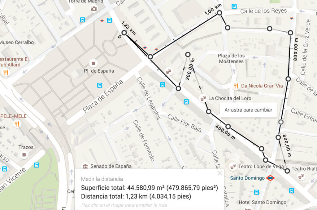 13. Obtener la distancia entre dos puntos