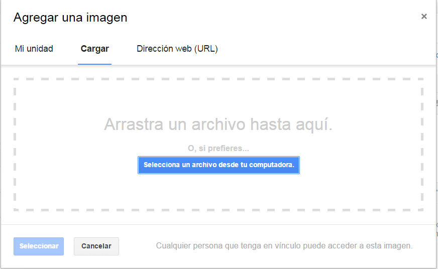 5. Insertar una imágen guardada en el ordenador