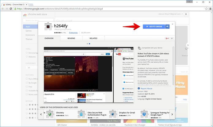 h264ify Chrome