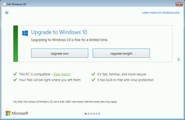 Microsoft quiere que todos usen W10